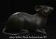 10.4 Old Chinese Bronze Fengshui 12 Zodiac Year Mouse Statue Sculpture