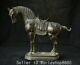 10.8 Ancient China Bronze Fengshui Animal 12 Zodiac Year Horse Statue Sculpture