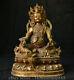 12.4 Old Chinese Copper Bronze Gilt Feng Shui Yellow Rat god wealth Statue