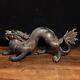 12 Chinese Antique Bronze Handmade Ancient Dragon Fengshui Statue