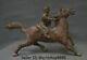 12 Old Chinese Bronze Ware Feng Shui Zodiac Animal Monkey Ride Horse Statue