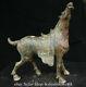 14.6 Ancient Chinese Bronze Ware Fengshui 12 Zodiac Year Horse Statue