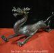 14 Old China Bronze Fengshui 12 Zodiac Year Dragon Kylin Beast Statue Sculpture