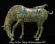 16.8 Museum Ancient Chinese Bronze Ware Fengshui Horse Eagle Win Statue