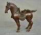 3.2 Rare Old Chinese Red Bronze Fengshui 12 Zodiac Year Horse Statue Sculpture