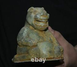 4.6 Old Chinese Bronze ware Dynasty Fengshui Beast Statue Sculpture