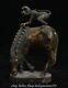 8 Old Chinese Bronze Fengshui Monkey Ride Horse Statue Sculpture