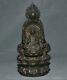 9 Chinese Fengshui Buddhism Bronze Shakyamuni Guanyin 3 Face Buddha Statue